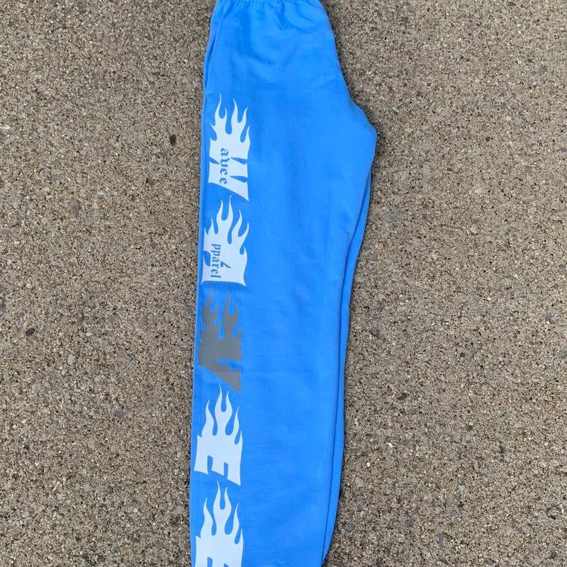 BLUE Wavee Apparel Unisex Sweat Pants, Street Wear Brand