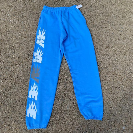 BLUE Wavee Apparel Unisex Sweat Pants, Street Wear Brand