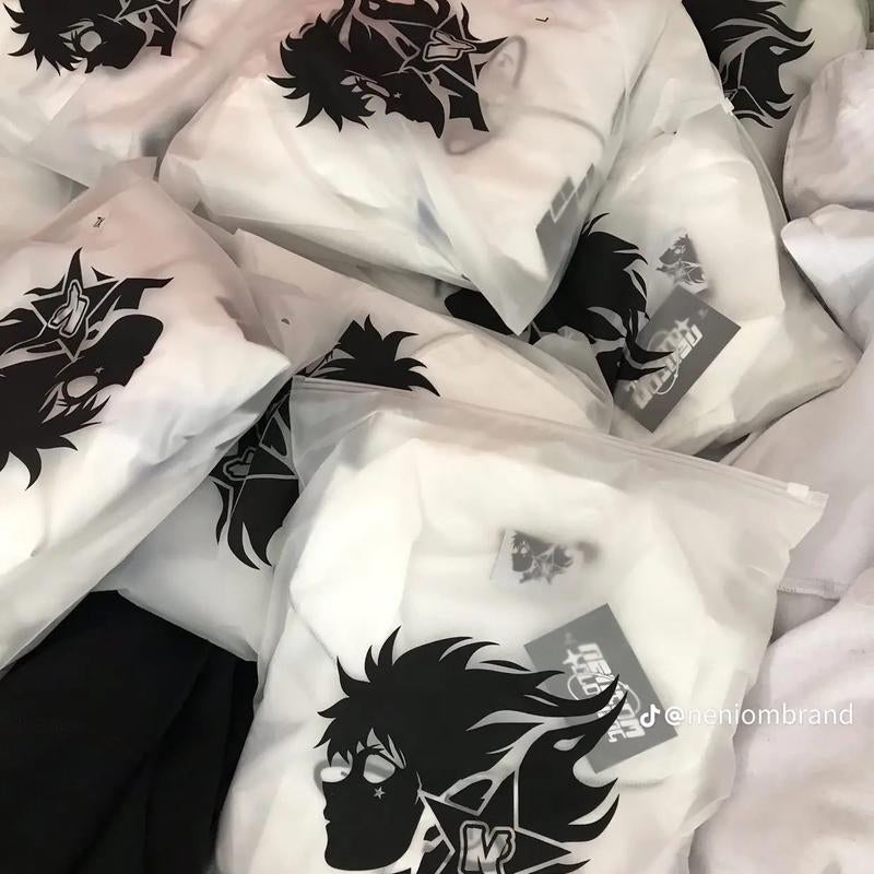 Michael Jordan Money Talk 2 Garment-Dyed T-Shirt Cotton Menswear Top Fabric Medium Oversized Relaxed Fit Stylish Streetwear Y2K Graphic Shirt Men Summer