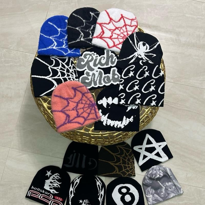 VAULT - Wool Knit Beanie Hat Y2K Winter Beanies - Soft Wool Material - Tiktok Viral