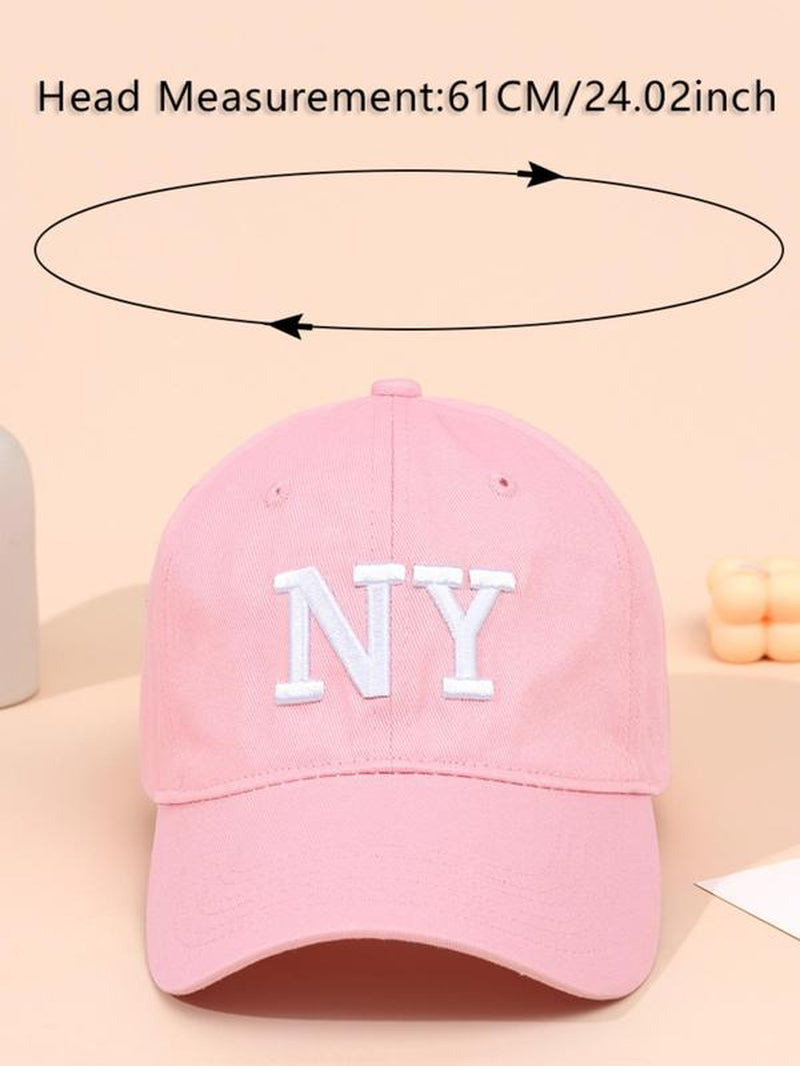 Unisex Letter Embroidered Baseball Cap, Hats for Men, Casual Sportive Hat for Men & Women, Street Style Outdoor Sun Protection Hat for Daily Wear