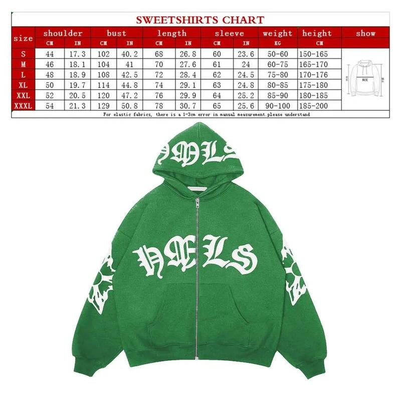 Vintage Y2K Hoodie Casual Loose Fit Womenswear
