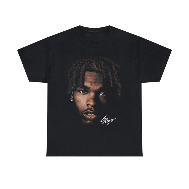 Lil Baby T-Shirt Rap Tee Concert Merch Harder than Ever Young Thug Gunna Hip Hop Graphic Print Vintage Unisex Shirt, Clothing
