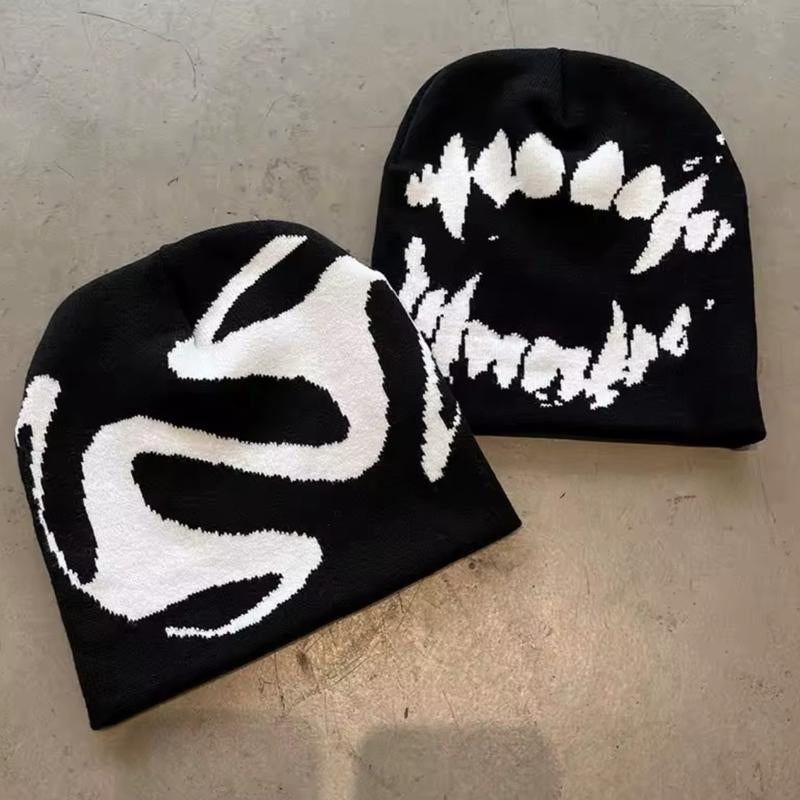 VAULT - Wool Knit Beanie Hat Y2K Winter Beanies - Soft Wool Material - Tiktok Viral