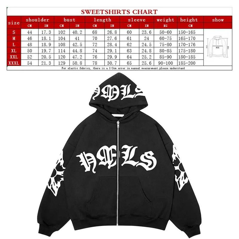 Vintage Y2K Hoodie Casual Loose Fit Womenswear