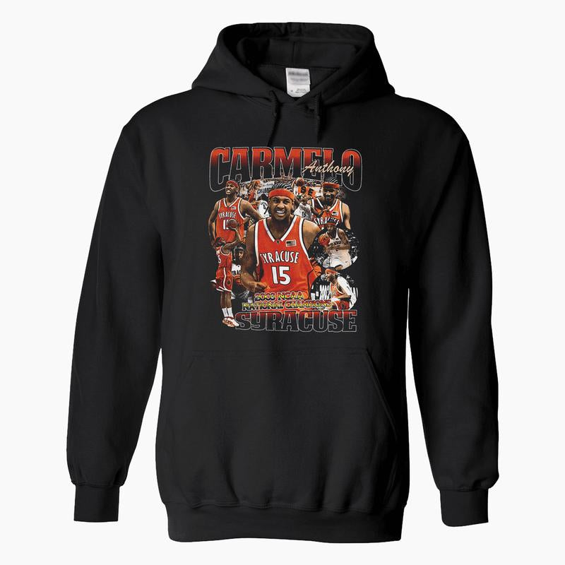 CARMELO ANTHONY SYRACUSE Shirt, Carmelo Anthony Shirt, Basketball Shirt, Classic 90S Graphic Sweatshirt, Unisex, Vintage Bootleg, Gift