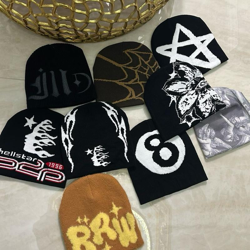 VAULT - Wool Knit Beanie Hat Y2K Winter Beanies - Soft Wool Material - Tiktok Viral