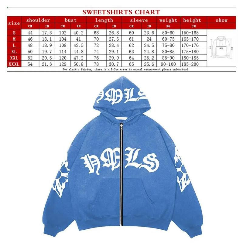 Vintage Y2K Hoodie Casual Loose Fit Womenswear