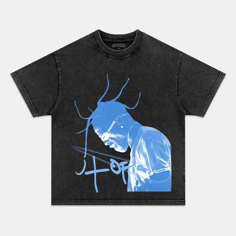 Catus Jack UTOPIA T-Shirt,Graphic T-Shirt, Rapper Shirt Rap Tee, Vintage Y2K, Hoodie, Sweatshirt Clothing Cotton Crewneck Menswear Polyester Gamis
