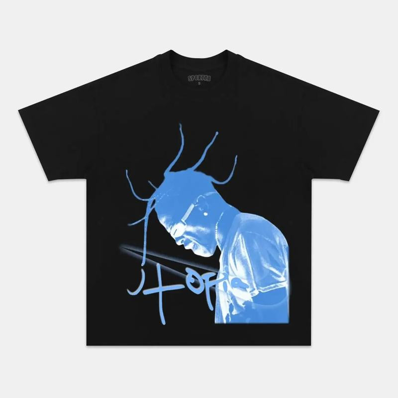Catus Jack UTOPIA T-Shirt,Graphic T-Shirt, Rapper Shirt Rap Tee, Vintage Y2K, Hoodie, Sweatshirt Clothing Cotton Crewneck Menswear Polyester Gamis