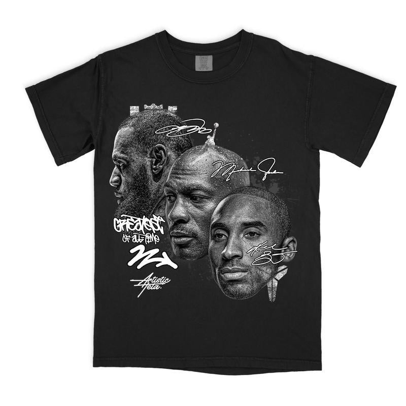 GOAT V3 Graphic T-Shirt Unisex Basketball Shirt, Gift for Womens, Mens Top Womenswear Underwear Streetwear